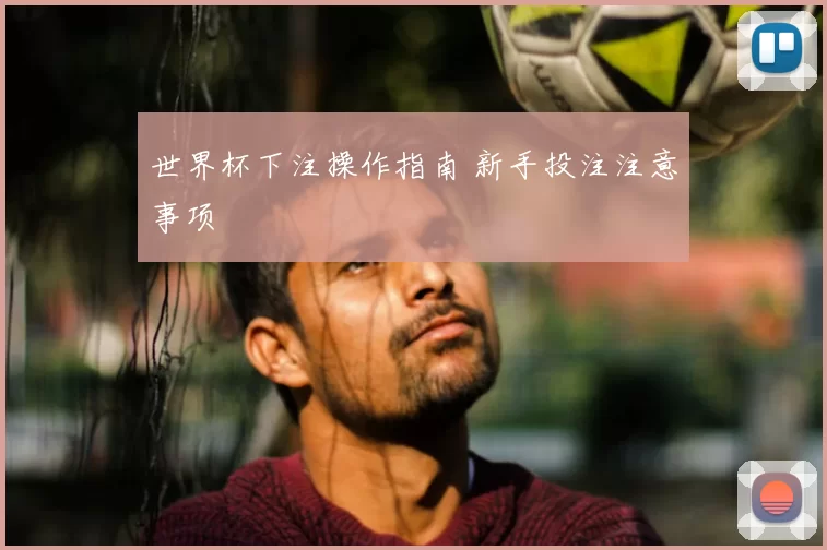 世界杯下注操作指南 新手投注注意事项